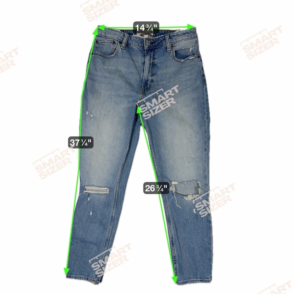 Abercrombie & Fitch Women's Curve Love The Skinny High Rise Blue Jean size 8/29 - Picture 10 of 11
